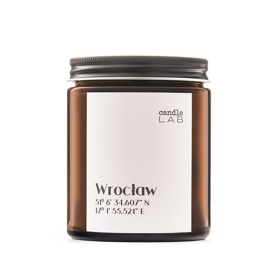 Sojowa świeca zapachowa candleLAB z nazwą Twojego miasta!